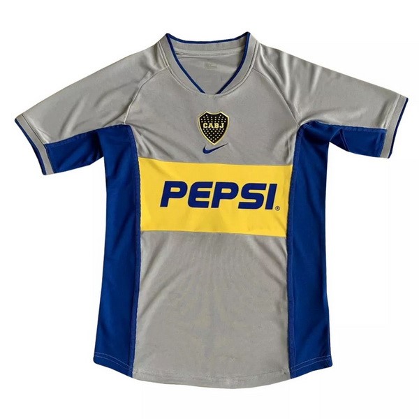 Authentic Camiseta Boca Juniors 2ª Retro 2002 Gris